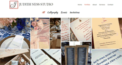 Desktop Screenshot of judithnessstudio.com